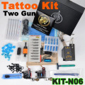 Neue heiße Verkauf professionelle Tattoo Maschine Kit mit 2 Pistolen